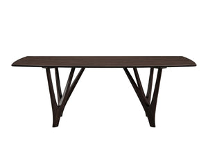 Greenington Vetra Solid Bamboo Dining Table Sculptural V-base Seats Eight Eco Friendly Wood GV0001BL