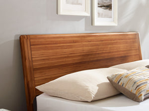 Greenington Ventura California King Platform Bed Solid Bamboo Modern Minimalist Bedroom Frame Amber GVA0003AM