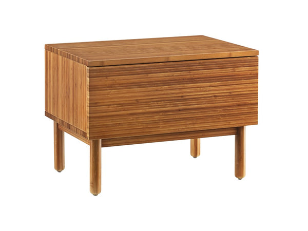 Greenington Ventura Solid Bamboo Nightstand with Dovetail Drawer and Tapered Legs for Modern Bedrooms GVA0004AM