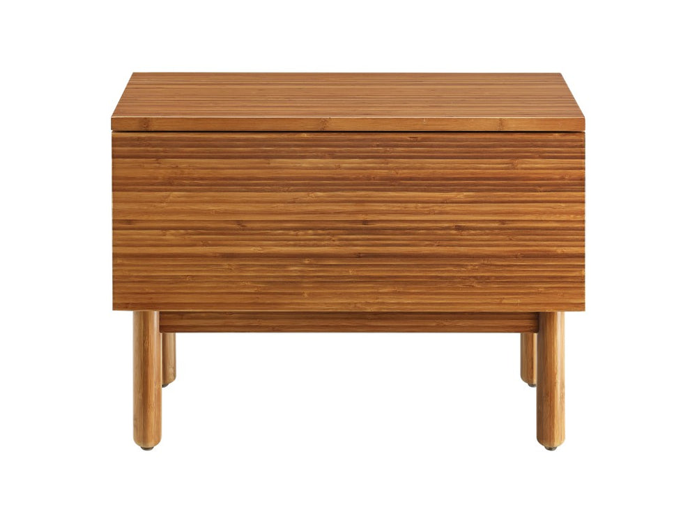 Greenington Ventura Solid Bamboo Nightstand with Dovetail Drawer and Tapered Legs for Modern Bedrooms GVA0004AM