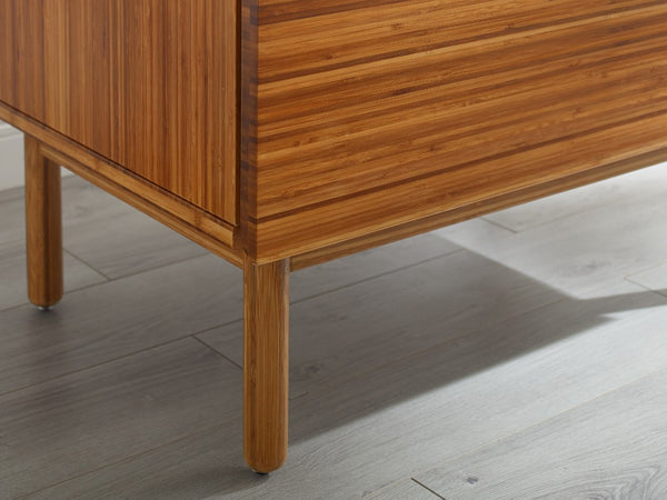 Greenington Ventura Solid Bamboo Nightstand with Dovetail Drawer and Tapered Legs for Modern Bedrooms GVA0004AM
