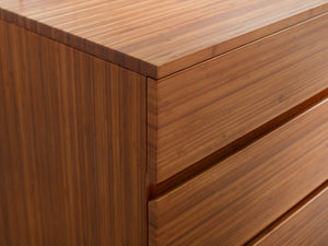 Greenington Ventura Solid Bamboo Tall Chest Four Drawer Eco Friendly Modern Bedroom Storage GVA0005AM