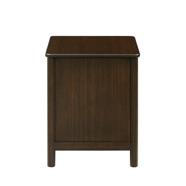 Greenington Weston Solid Bamboo Nightstand Mid-century Bedside with Soft-close Drawer Open Shelf GW0003BL