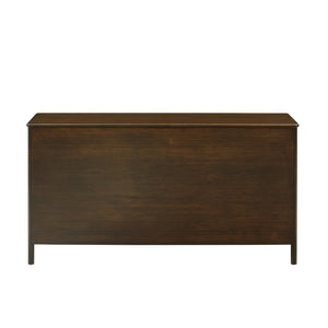 Greenington Weston Six Drawer Solid Bamboo Dresser Mid-century Modern Bedroom Storage GW0005BL