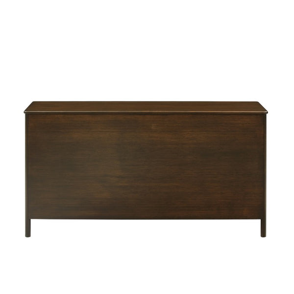 Greenington Weston Six Drawer Solid Bamboo Dresser Mid-century Modern Bedroom Storage GW0005BL