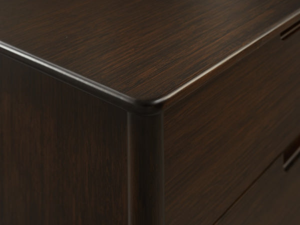 Greenington Weston Six Drawer Solid Bamboo Dresser Mid-century Modern Bedroom Storage GW0005BL