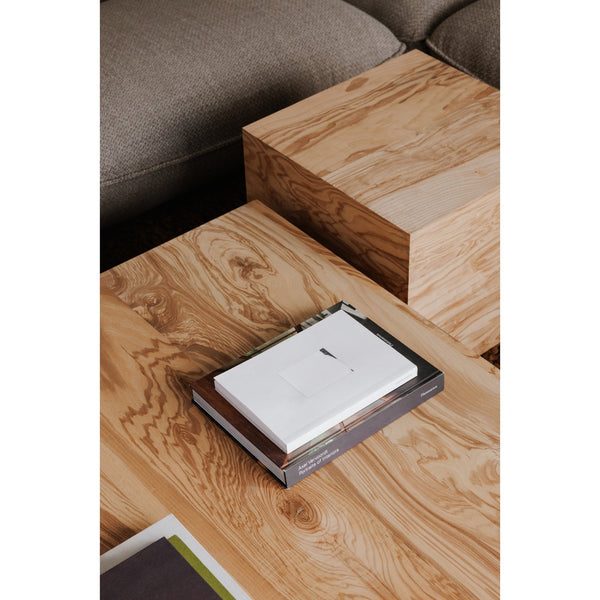 Moe's Home Nash Side Table - Retro-revival Design With Unique Burl Wood Veneer And Birch Frame For Modern Spaces Brown Burl Wood Veneer,Birch Frame Gz-1157-03