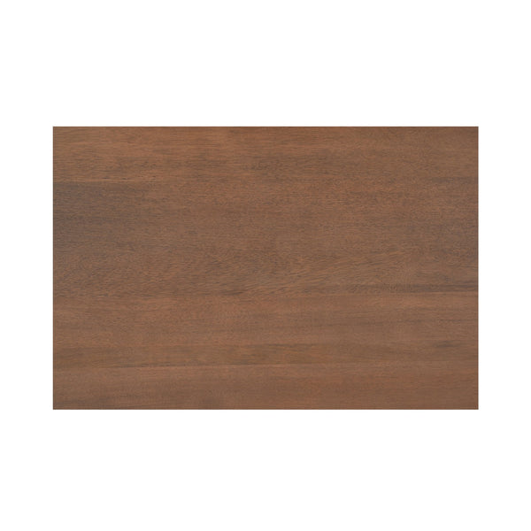 Moe's Home Wiley Coffee Table - Elegant Mango Wood Design With Scalloped Edges And Modern Shaker Style Charm Brown Mango Wood Gz-1167-03