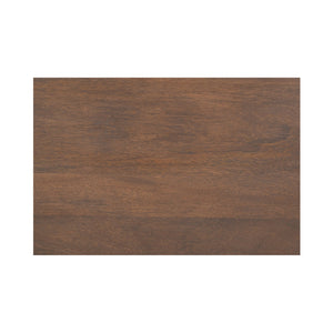 Moe's Home Wiley Nightstand: Modern Shaker Design With Elegant Curves, Scalloped Edges & Brass Hardware Finish Brown Mango Wood,Mango Wood Veneer Over Mdf Back And Drawer Bottom Gz-1171-03