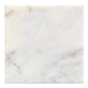 Moe's Home Cora Cube Tabletop Accent - Stunning Banswara Marble With Purple Veining For Elegant Home Decor White Banswara Purple White Marble Gz-1172-18