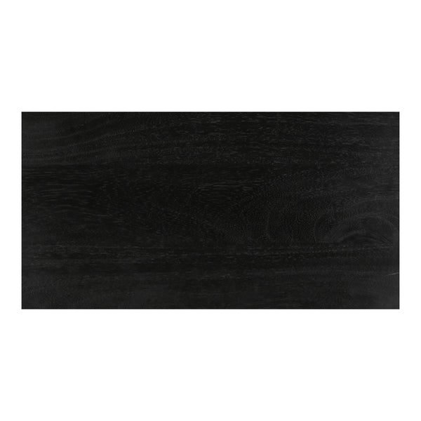 Moe's Home Hayden Nightstand - Elegant Mango Wood Design With Leather Front And Soft-close Drawers For Storage Brown Mango Wood Frame & Case,Top Grain Goat Leather Pasted On Mdf Drawer Front Gz-1179-03