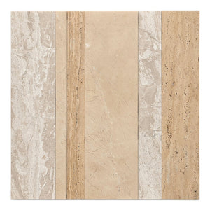 Moe's Home Rosa Accent Table - Stunning Waterfall Design In Vibrant Red Marble For Elegant Home Décor Multicolor Italian Beige Travertine Marble,Italian Panther Stone Gz-1181-37-0