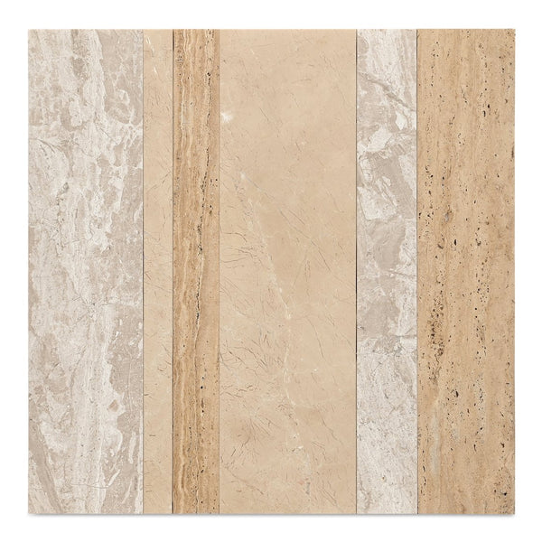 Moe's Home Rosa Accent Table - Stunning Waterfall Design In Vibrant Red Marble For Elegant Home Décor Multicolor Italian Beige Travertine Marble,Italian Panther Stone Gz-1181-37-0