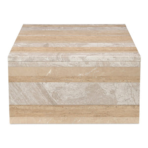 Moe's Home Rosa Coffee Table - Stunning Rosso Marble Design With Bold Gold Veining For Elegant Living Spaces Multicolor Italian Beige Travertine Marble,Italian Panther Stone Gz-1182-37-0
