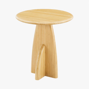 Greenington Zephyr Solid Bamboo Side Table Minimalist Accent for Living Room Bedroom or Office Wheat GZ002WH