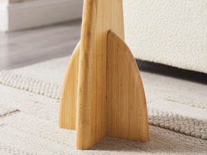 Greenington Zephyr Solid Bamboo Side Table Minimalist Accent for Living Room Bedroom or Office Wheat GZ002WH