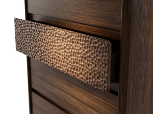 Greenington Zeva Solid Bamboo Chest of Drawers Walnut Finish Sculptural Bedroom Storage GZA004BL