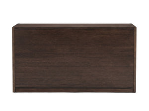 Greenington Zeva Solid Bamboo Dresser with Carved Fronts and Walnut Finish for Modern Bedrooms GZA005BL