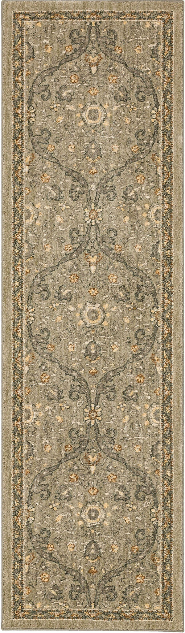 Galway Willow Grey 2' 4" x 7' 10" Area Rug Karastan Rugs