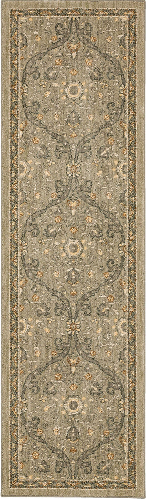 Galway Willow Grey 2' 4" x 7' 10" Area Rug Karastan Rugs