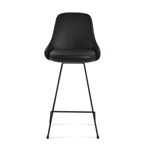 Soho Concept Gazel Cat- Stylish Bar & Counter Stools With Soft Leatherette Upholstery, 2-year Guarantee, Modern Design Black  Soho-concept-dining-chair-08793