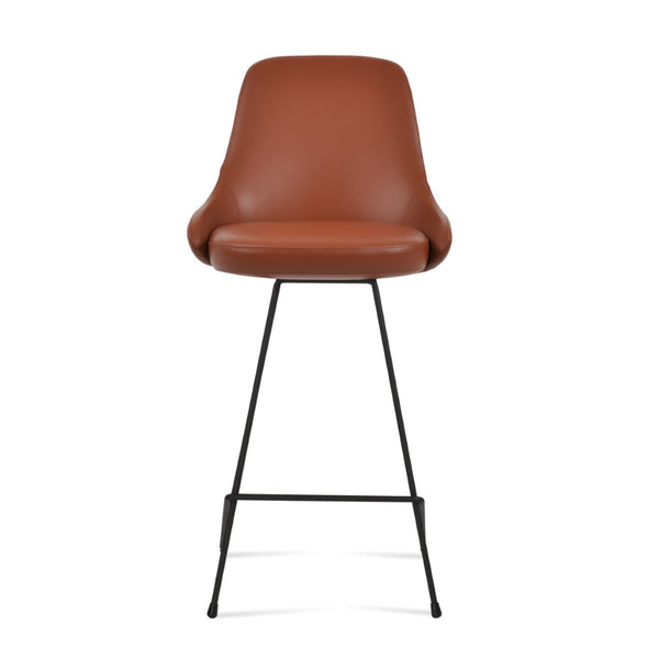 Soho Concept Gazel Cat- Stylish Bar & Counter Stools With Soft Leatherette Upholstery, 2-year Guarantee, Modern Design   Soho-concept-dining-chair-08794