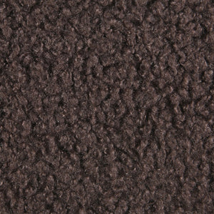Meridian Furniture Genesis Faux Shearling Upholstered Twin Bed Plush Teddy Fabric Modern Floating Platform Frame Brown GenesisBrown-T
