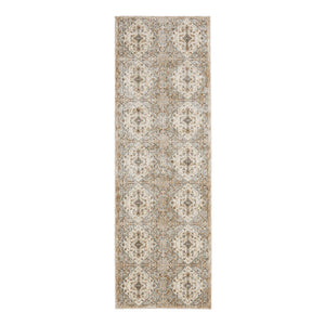 Gloriana Cream 2' 6" x 7' 10" Area Rug Karastan Rugs