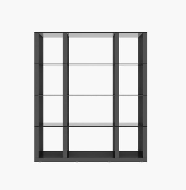 Cloud Modern Wall Unit with Durable Wood & Unique Glass Base – Contemporary Classic Design