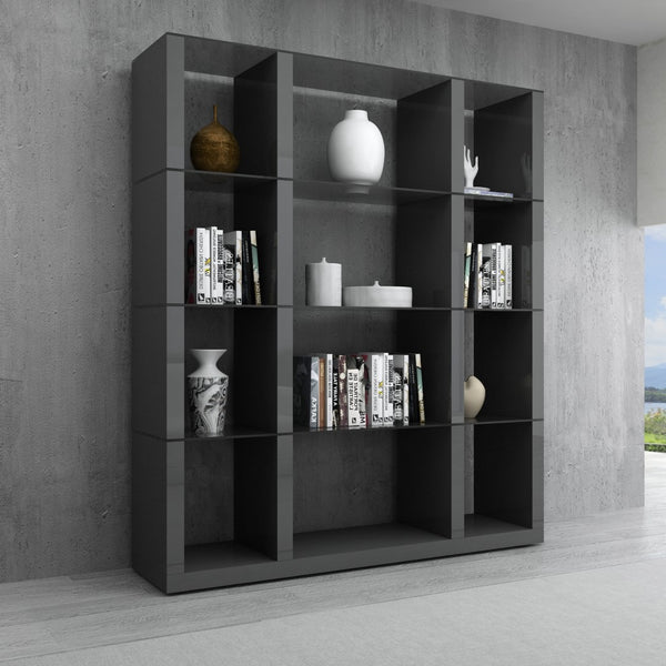 Cloud Modern Wall Unit with Durable Wood & Unique Glass Base – Contemporary Classic Design