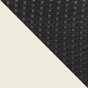 Manhattan Comfort Imperia Modern Patio 2- Person Seating Group with End Table Grey and Cream OD-CV020-CR