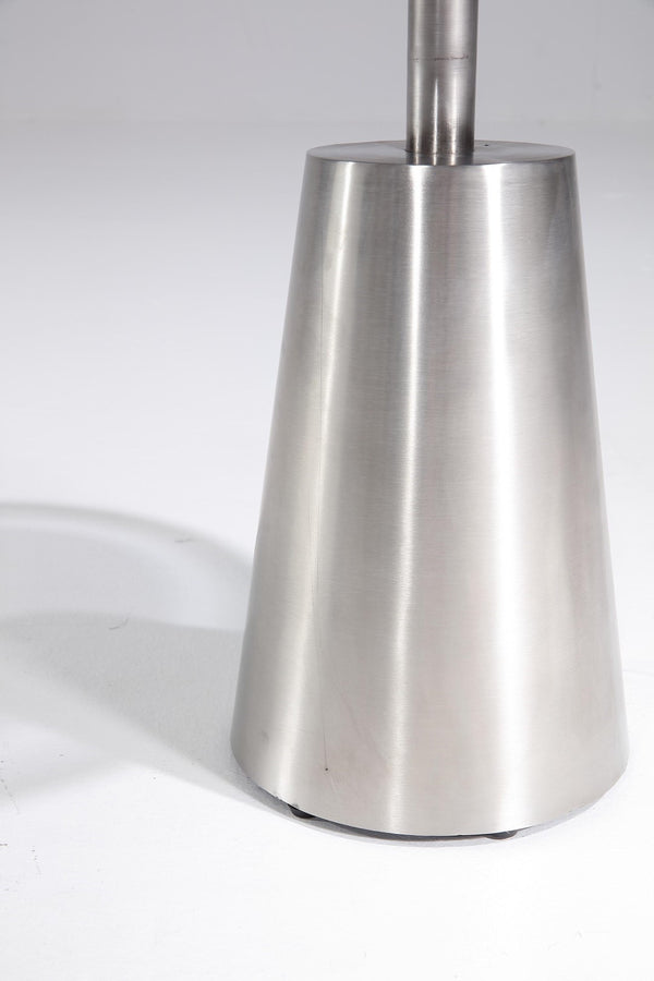 Pasargad Home Luxe Glass & Steel End Table - Chic Contemporary Design For Modern Living Spaces Black Glass & Steel Jj-1127