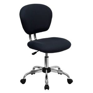 English Elm Beverly Mid-Back Mesh Ergonomic Task Chair with Chrome Base for Ultimate Comfort and Productivity Gray H-2376-F-GY-GG