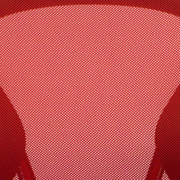 English Elm Alfred Mid-Back Mesh Swivel Office Chair with Chrome Base and Ergonomic Comfort for Productivity Red H-8369F-RED-GG