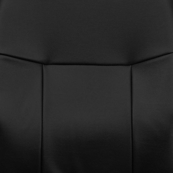 English Elm Paulson Mid-Back Executive Office Chair in Black Vinyl - Ergonomic Comfort & Custom Adjustability H8020-GG