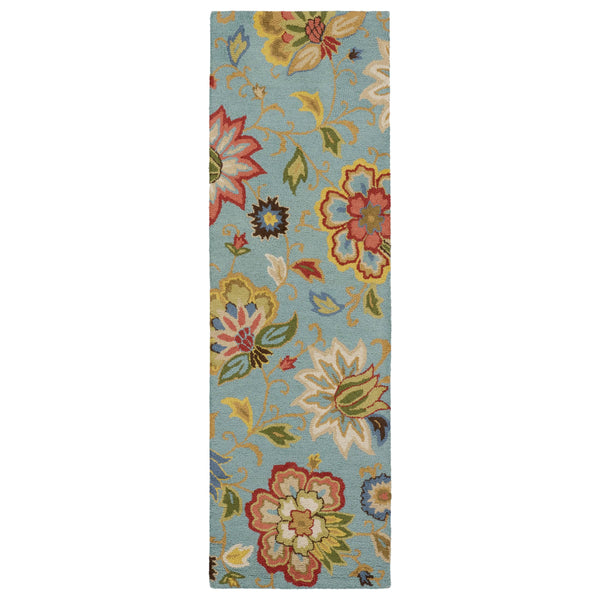 Jaipur Living Jaipur Living Zamora Hand Tufted Wool Rug Paisley Botanical Design for Room 2'6" x 8' RUG141303