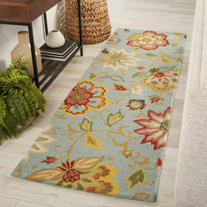 Jaipur Living Jaipur Living Zamora Hand Tufted Wool Rug Paisley Botanical Design for Room 2'6" x 8' RUG141303