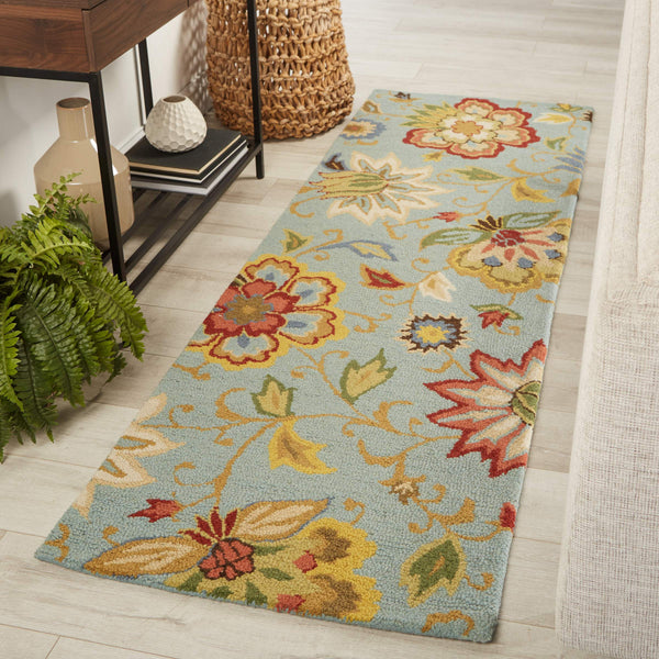 Jaipur Living Jaipur Living Zamora Hand Tufted Wool Rug Paisley Botanical Design for Room 2'6" x 8' RUG141303