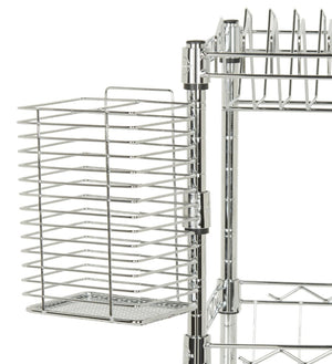 Safavieh Darina Two-Tier Adjustable Chrome Wire Dish Rack - Space-Saving Design For Modern Kitchens & Rvs HAC1000A