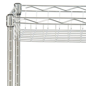 Safavieh Gaston 4 Tier Chrome Wire Mini Rack – Stylish & Versatile Storage Solution For Every Room In Your Home HAC1001A