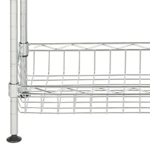 Safavieh Gaston 4 Tier Chrome Wire Mini Rack – Stylish & Versatile Storage Solution For Every Room In Your Home HAC1001A