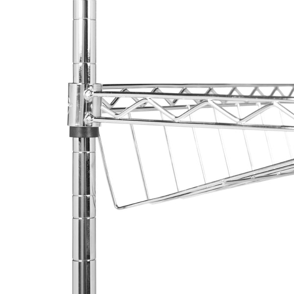 Safavieh Lidia Adjustable Chrome Wire Shoe Rack - Stylish, Space-Saving Organizer For Heels, Boots & Sneakers HAC1007A