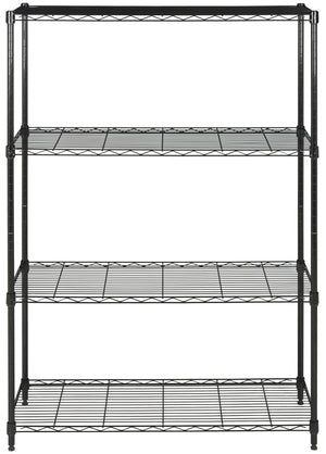 Safavieh Delta 4 Tier Chrome Wire Shelving Unit - Versatile Storage Rack For Kitchen, Garage & Closet Solutions HAC2001A