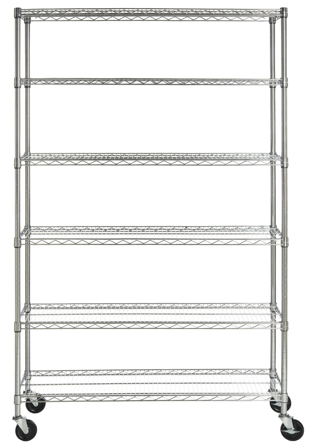 Safavieh Juliet 6-Tier Heavy Duty Chrome Wire Shelving Unit – Maximize Storage In Garage, Workshop & More! HAC2005A