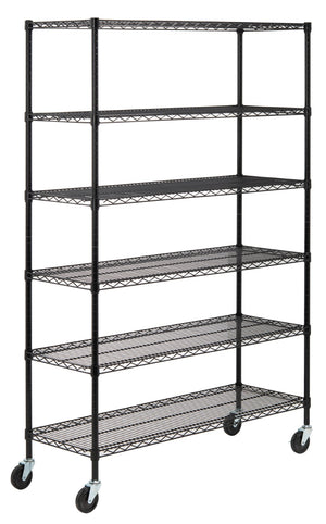 Safavieh Juliet 6 Tier Heavy Duty Shelving Rack - Space-Saving, Durable Storage For Garage & Utility Rooms HAC2005B