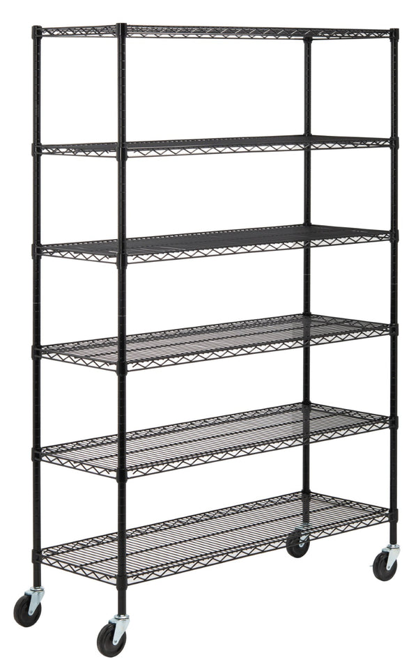 Safavieh Juliet 6 Tier Heavy Duty Shelving Rack - Space-Saving, Durable Storage For Garage & Utility Rooms HAC2005B