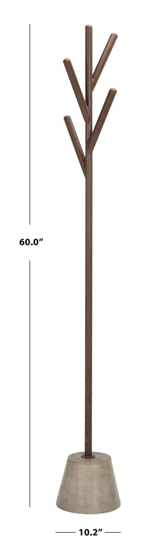 Safavieh Branch Concrete 60-Inch H Sculptural Coat Hanger – Stylish Organizer For Entryways & Mudrooms HAC3000A