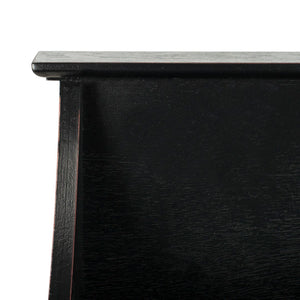 Safavieh Darcey Elegant Wall Rack - Stylish Entryway Storage Solution With Hooks For Coats And Essentials Black HAC5702A
