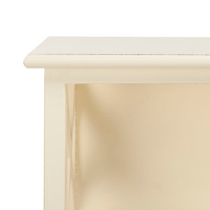 Safavieh Freya Stylish Hanging Storage Wall Rack With Double Hooks For Organized Entryways And Mudrooms White HAC5703C