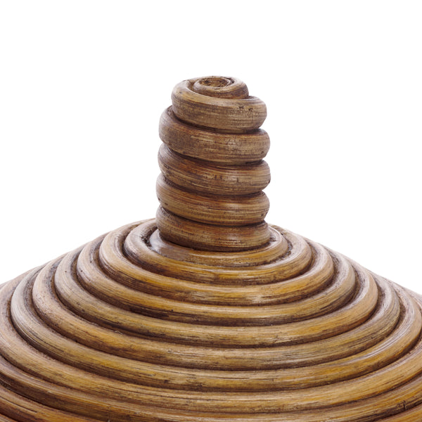 Safavieh Mikkel Laundry Basket - Elegant White & Honey Brown Rattan Design For Stylish Home Organization White ,Honey Brown Wash Rattan And Fabric Hac6503a